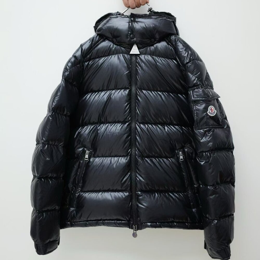 Men's Black Moncler Down Jacket